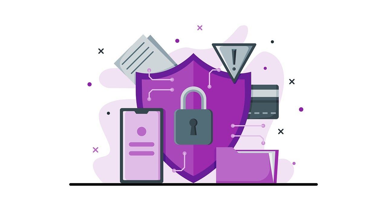 Free internet security digital vector