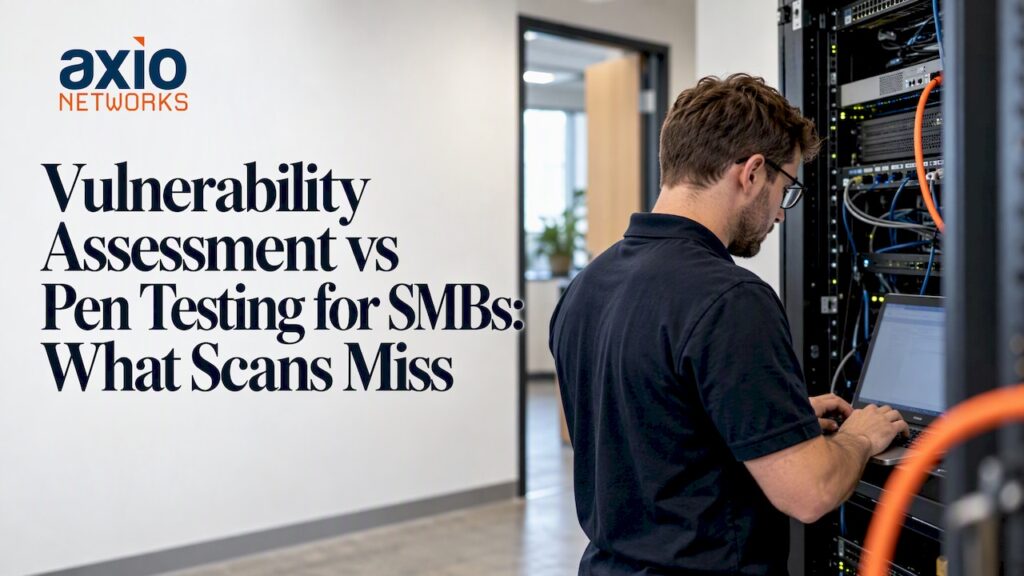 Tester conducting an authorized security assessment
