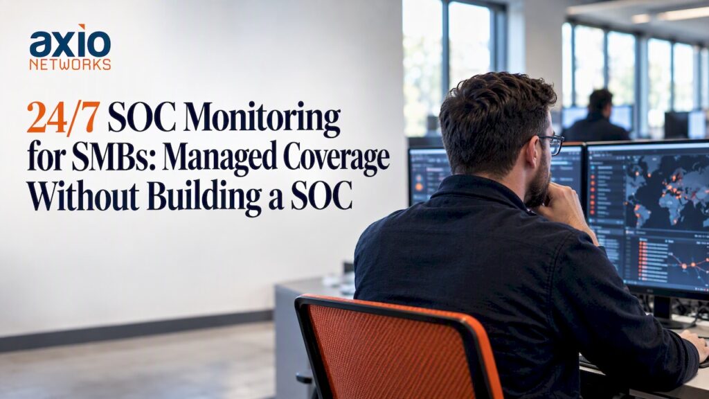 SOC analyst monitoring alerts in operations room
